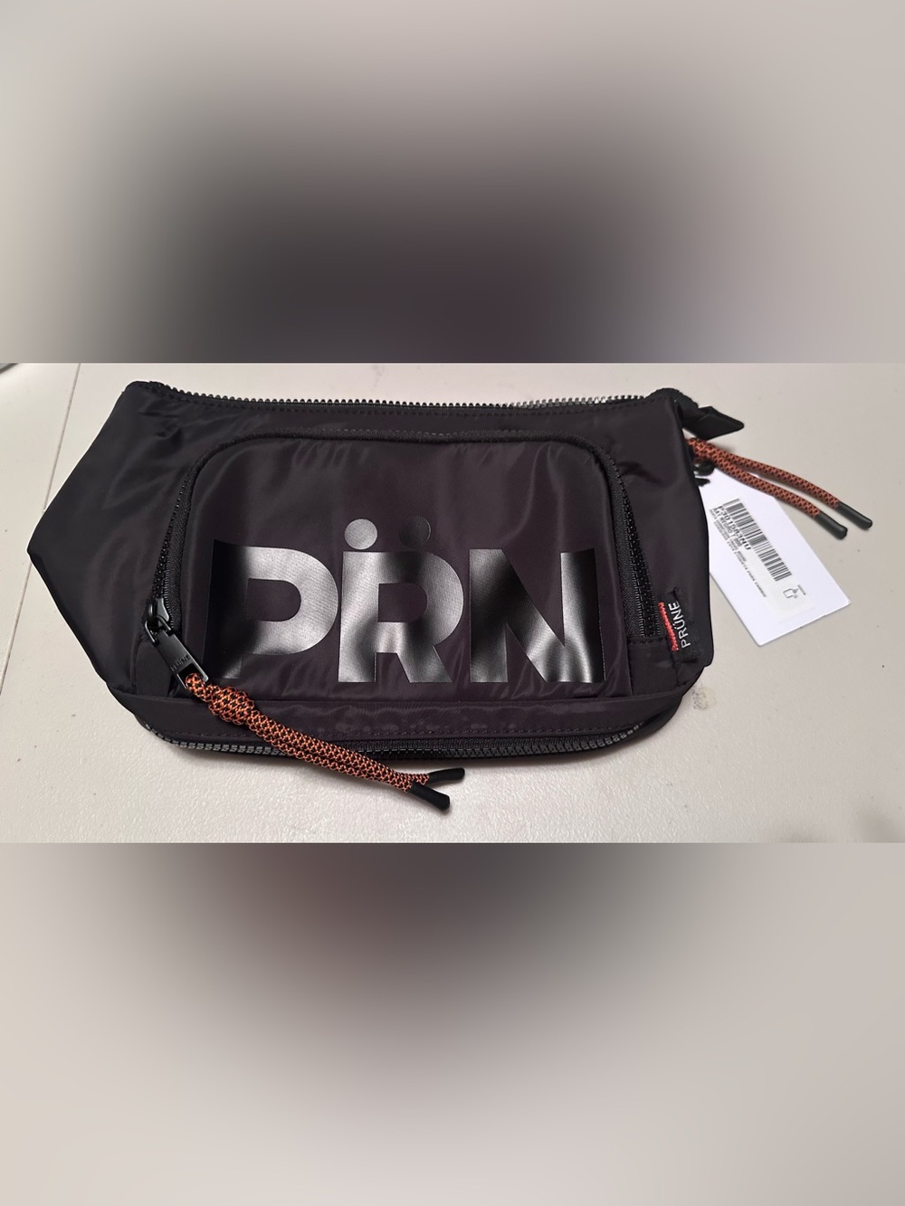 Prüne brand black nylon cosmetic bag NEW!